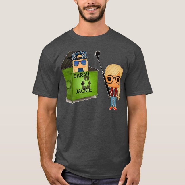 reasure Hustlers Dumpster Diving Funny Fan T-Shirt (Front)