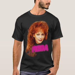 Reba NeonStyle 80s Fan Design T-Shirt