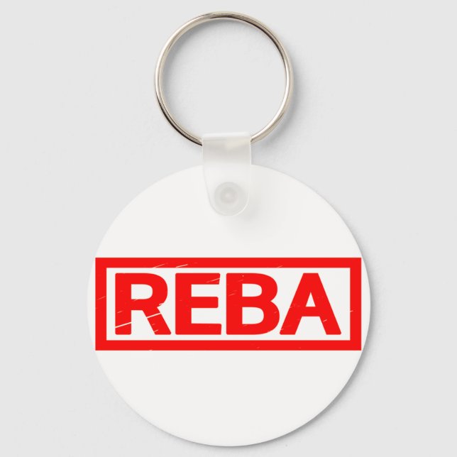 Reba Stamp Key Ring (Front)