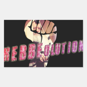 Rebbe Revolution Rectangular Sticker