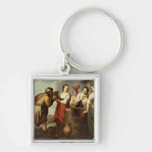Rebecca and Eliezer at the Well, c.1665 Key Ring