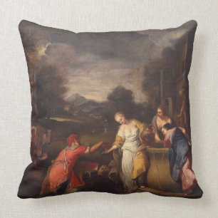 Rebecca at the Well Cushion