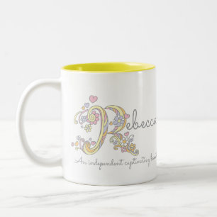 Rebecca decorative name and meaning mug