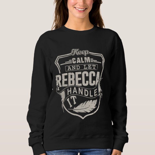 Rebecca First Name Shirt Rebecca Name Birthday (Front)
