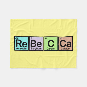 Rebecca made of Elements Fleece Blanket