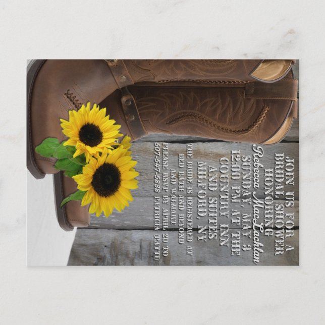 RebeccaShower Postcard (Front)