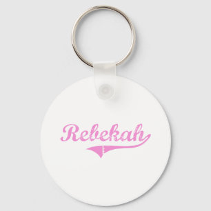 Rebekah Classic Style Name Key Ring