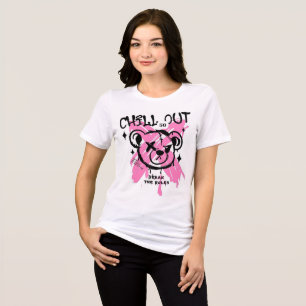 Rebel Bear Graffiti Tee – Chill Out & Break Rules