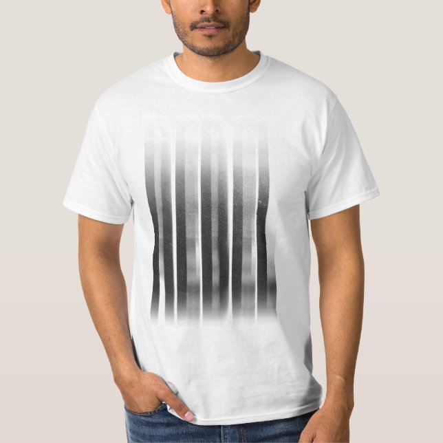 Rebel Blurred Effect Typography Reggae T-Shirt (Front)