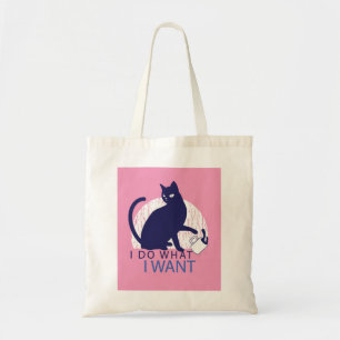 Rebel Cat Tote Bag