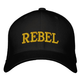 REBEL EMBROIDERED HAT