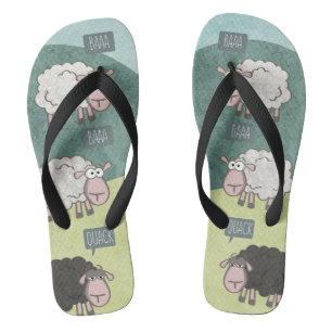 Rebel Funny Sheep (Black Sheep) Thongs