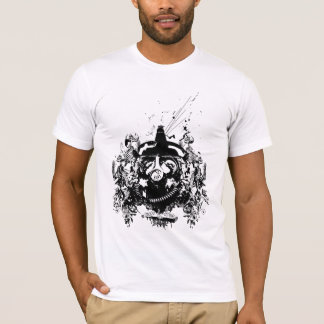 Rebel Gasmask Skull T Shirt