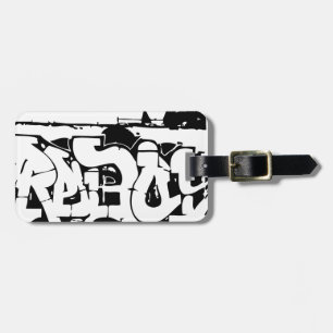 rebel graf luggage tag