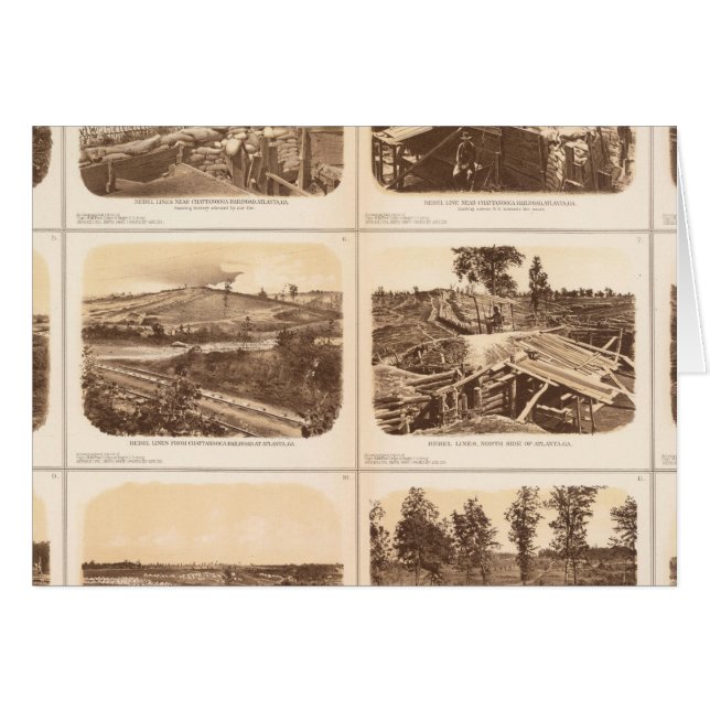 Rebel lines, Atlanta, Ga (Front Horizontal)