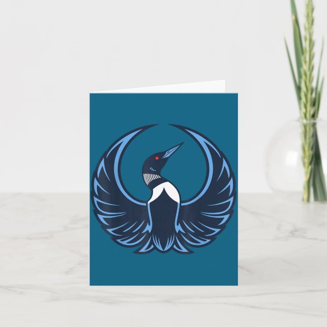 Rebel loon minnesota strong  card (Front)