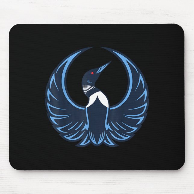 Rebel loon minnesota strong  mouse pad (Front)