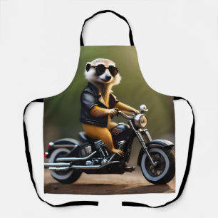 Rebel Meerkat: Leathers, Sunglasses and Motorbike Apron