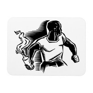 Rebel, Molotov Cocktail, Riots, Communist Style Magnet