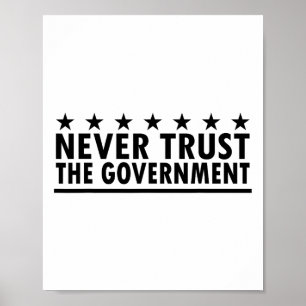 Rebel Never Trust The Government Resist 1 Poster