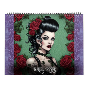 Rebel Roses by Ivy and Bat Art Calendar