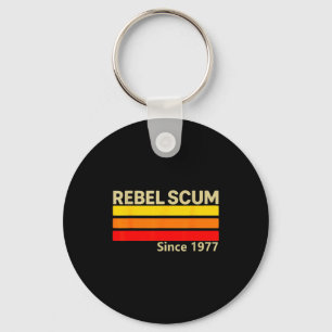 Rebel Scum Since 1977 Clic Retro Iconic Vintage Sa Key Ring