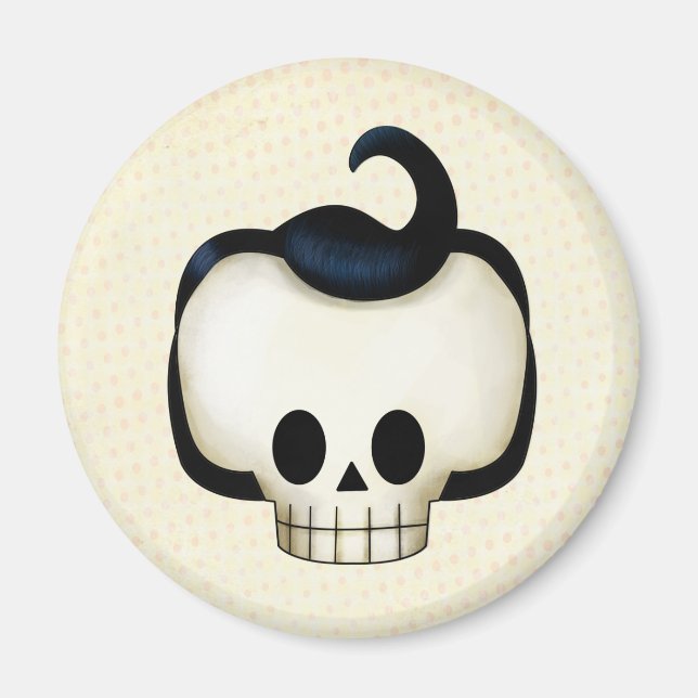 Rebel Skull Magnet (Front)