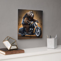 Rebel Sloth: A Leather-Clad Sloth Riding Motorbike