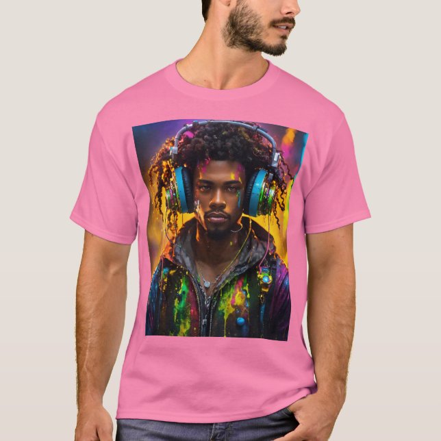 "Rebel Sound: The Heartbeat of Rock" T-Shirt (Front)