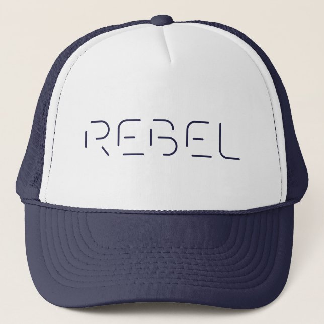 REBEL TRUCKER HAT (Front)