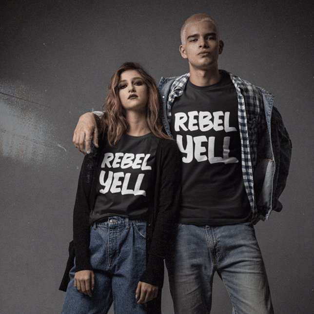 REBEL YELL 1980s VINTAGE T-Shirt T-shirts (Creator Uploaded)