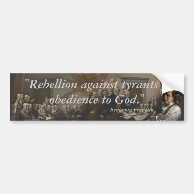 Rebellion Bumper Sticker (Front)