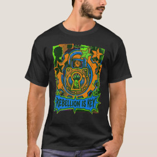 Rebellion Is KeyShirt Punk Rock Streetwear Graphic T-Shirt