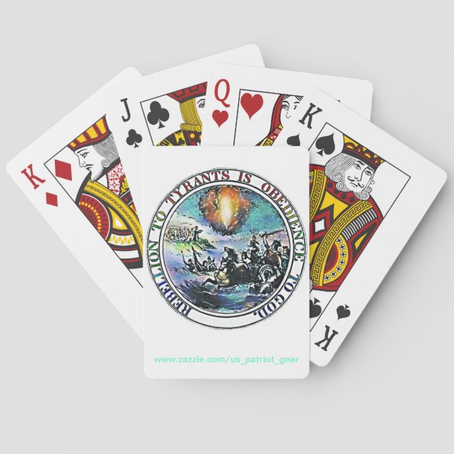 Rebellion to Tyrants Playing Cards (Back)