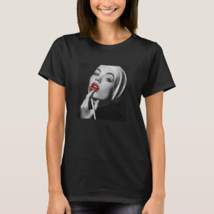 rebellious nun with lipstick, rebellious nun T-Shirt