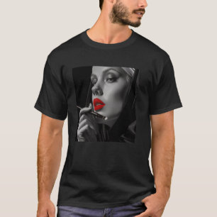 rebellious nun with lipstick, rebellious nun T-Shirt