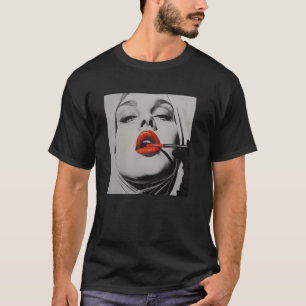 rebellious nun with lipstick, rebellious nun T-Shirt