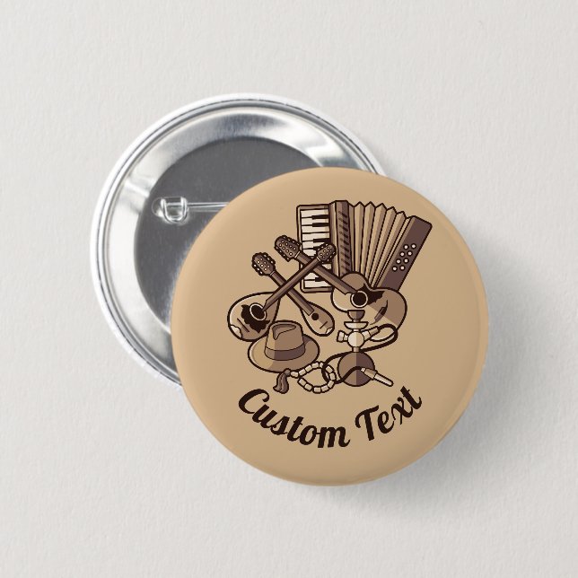 Rebetiko Icons Button (Front & Back)