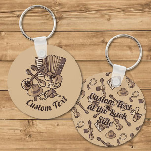 Rebetiko Icons Keychain