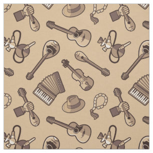 Rebetiko Pattern Fabric