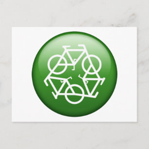 ReBicycle Green Postcard