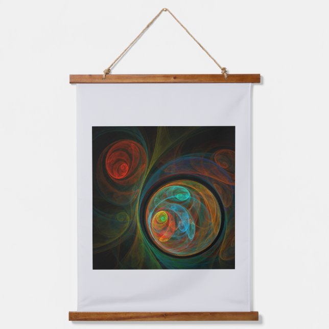 Rebirth Abstract Art Hanging Tapestry (Front)