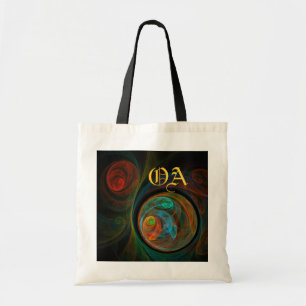 Rebirth Abstract Art Monogram Bag