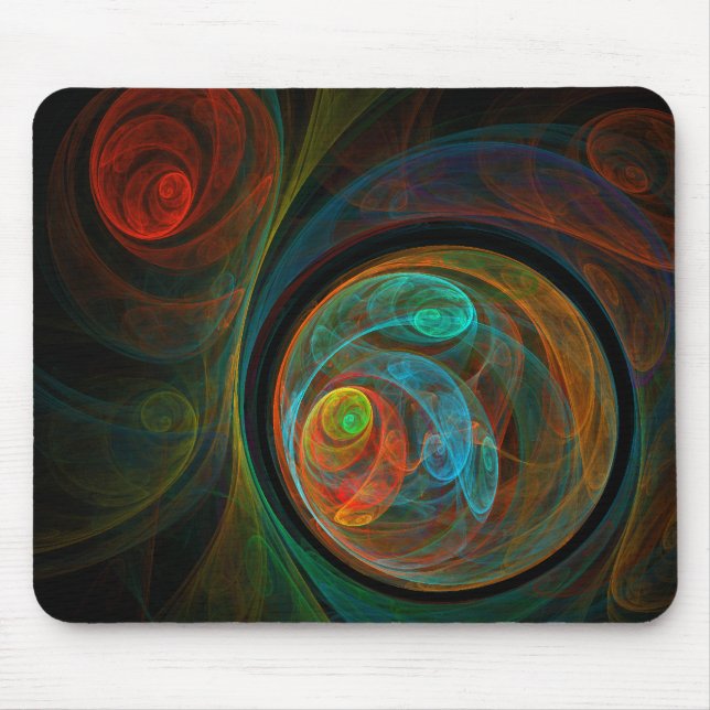Rebirth Abstract Art Mousepad (Front)