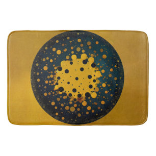 Rebirth – Abstract Circle Of Emergence Bath Mat