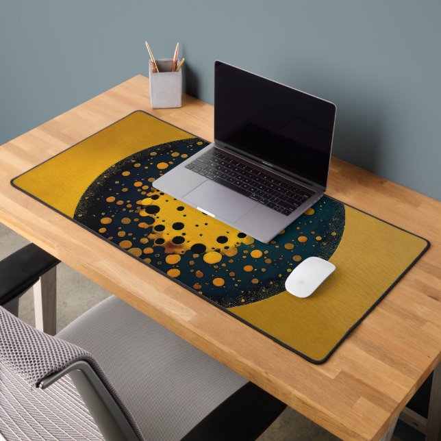 Rebirth – Abstract Circle Of Emergence Desk Mat (Office 2)