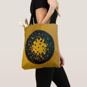 Rebirth – Abstract Circle Of Emergence Tote Bag