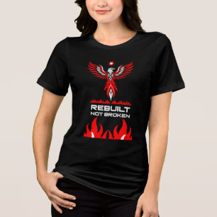Rebirth And Strength Phoenix Tri-Blend Shirt