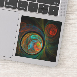 Rebirth Blue Abstract Art