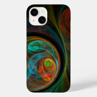 Rebirth Blue Abstract Art Case-Mate iPhone 14 Case